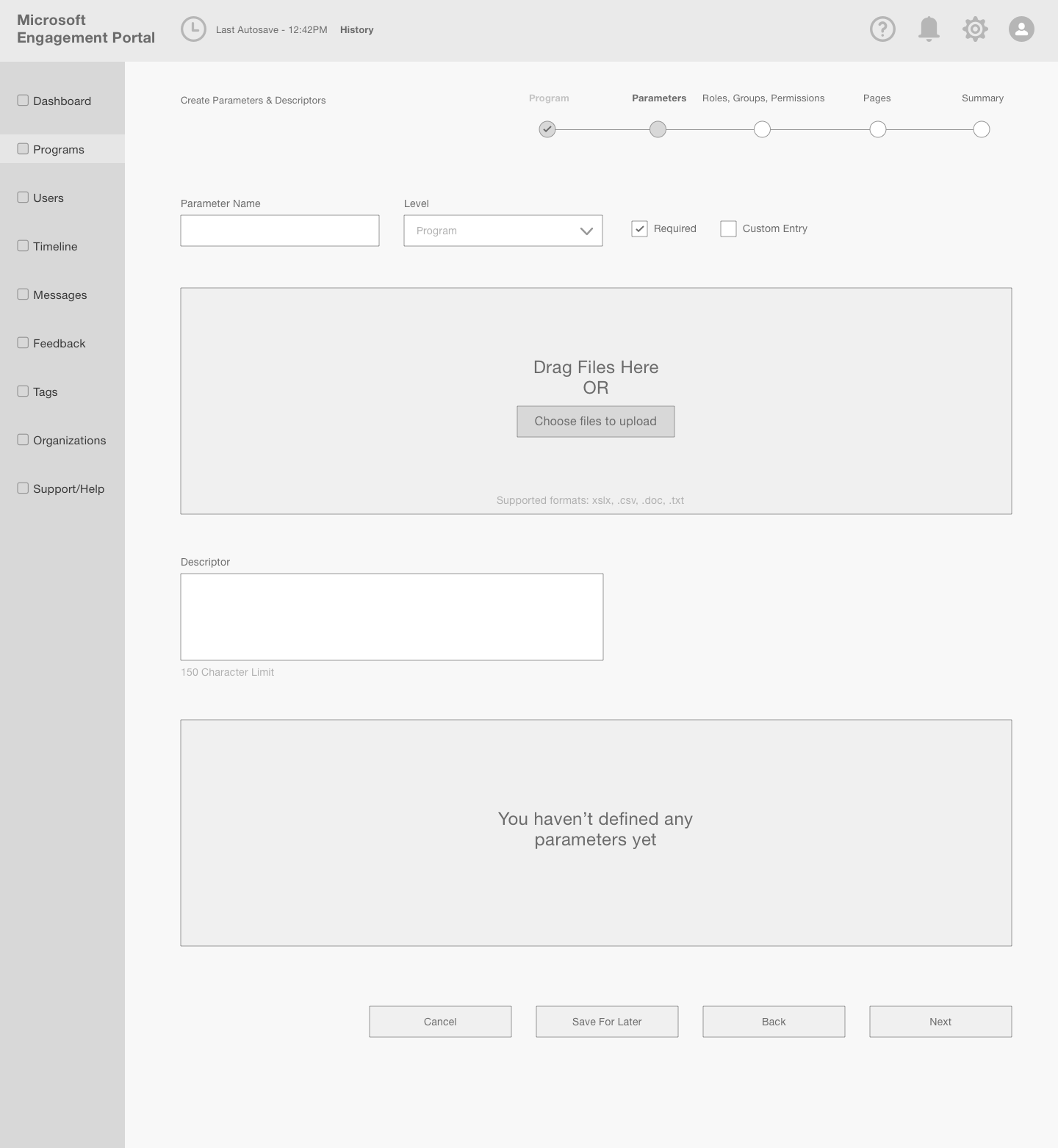Parameters_Wireframe